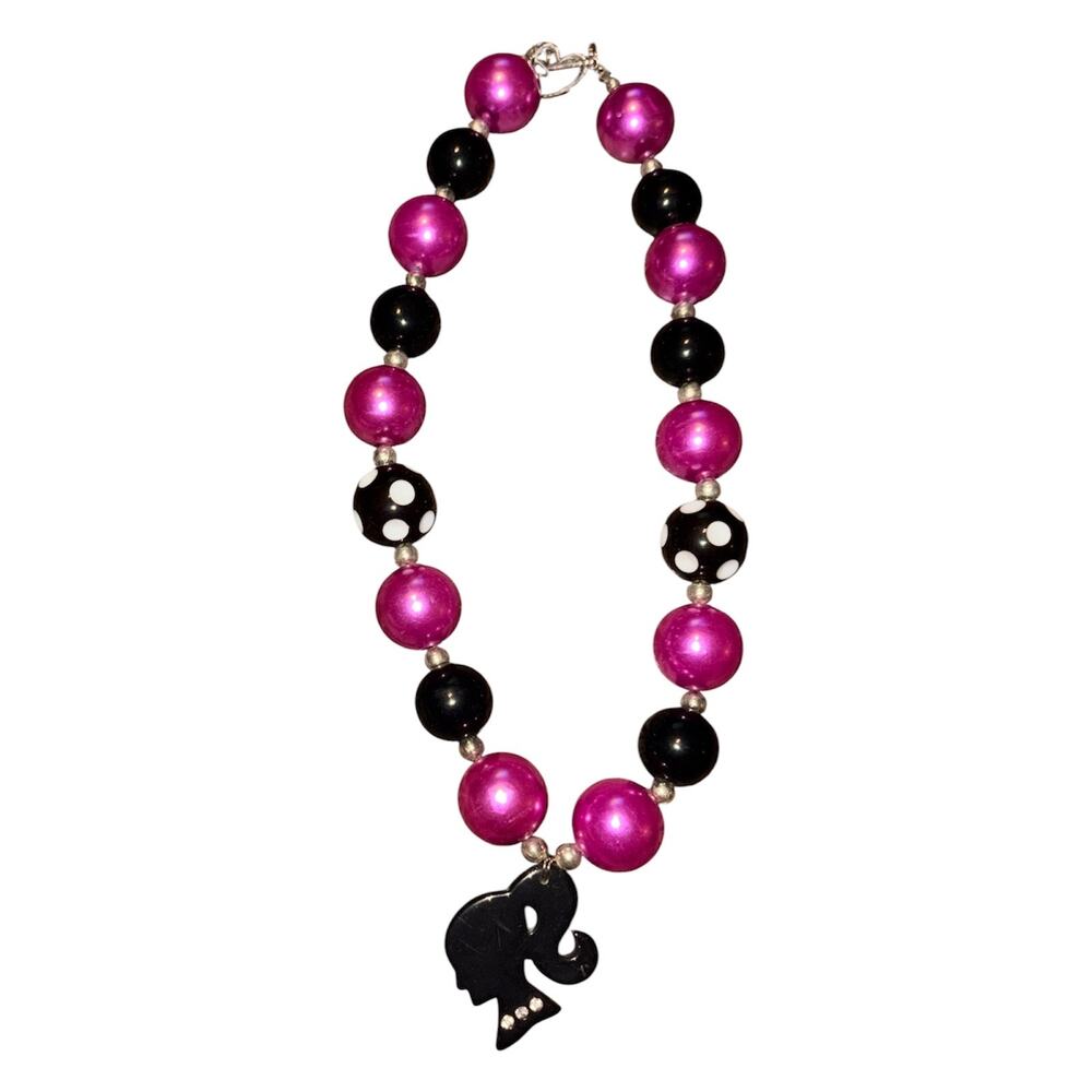 Barbie Inspired Bubblegum Necklace